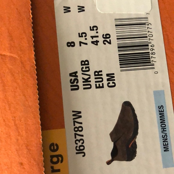 WIDE MERRELL MEN'S JUNGLE MOCCASINS GUNSMOKE GREY - Picture 4 of 16